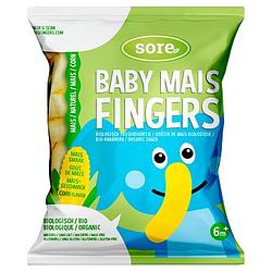 Foto van Sore baby mais fingers naturel 6+ maanden 35g bij jumbo