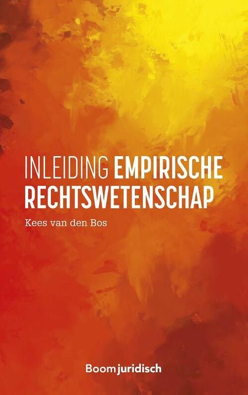 Foto van Inleiding empirische rechtswetenschap - kees van den bos - paperback (9789462908550)