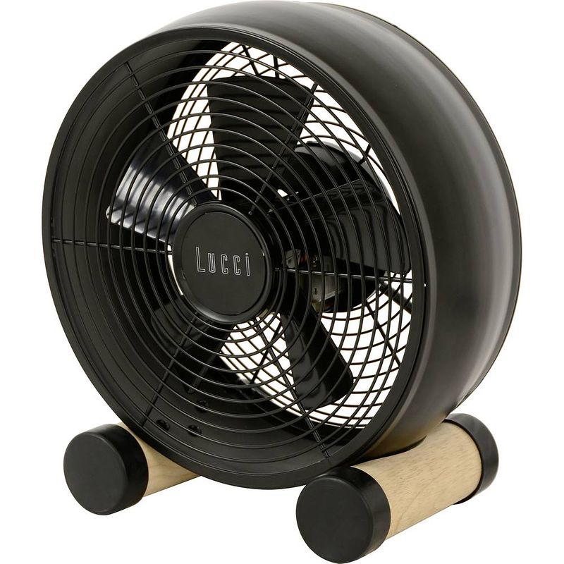 Foto van Lucci air breeze tafelventilator 35 w zwart