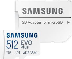 Foto van Samsung evo plus (2024) microsd 512gb + sd adapter