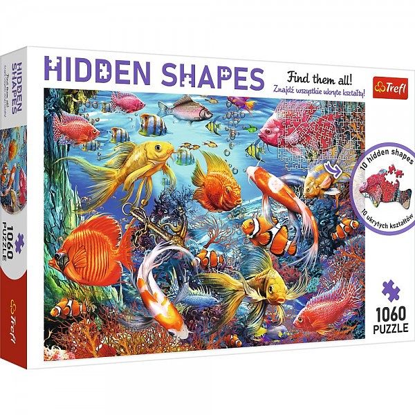 Foto van Trefl puzzel hidden shapes onderwater (1000)