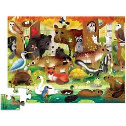 Foto van Crocodile creek gevormde puzzel forest friends - 36 stukjes