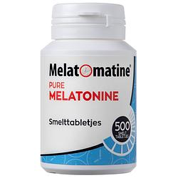 Foto van Melatomatine pure melatonine smelttabletjes