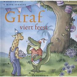 Foto van Giraf viert feest - giraf kleine editie