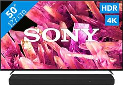 Foto van Sony bravia xr-50x90sp (2022) + soundbar