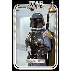 Foto van Pyramid star wars boba fett retro packaging poster 61x91,5cm