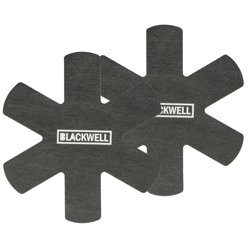 Foto van Blackwell pannenbeschermers zwart ø 38 cm - 2 stuks