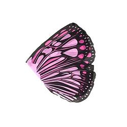 Foto van Vlinder verkleed vleugels voor kids roze - verkleedattributen