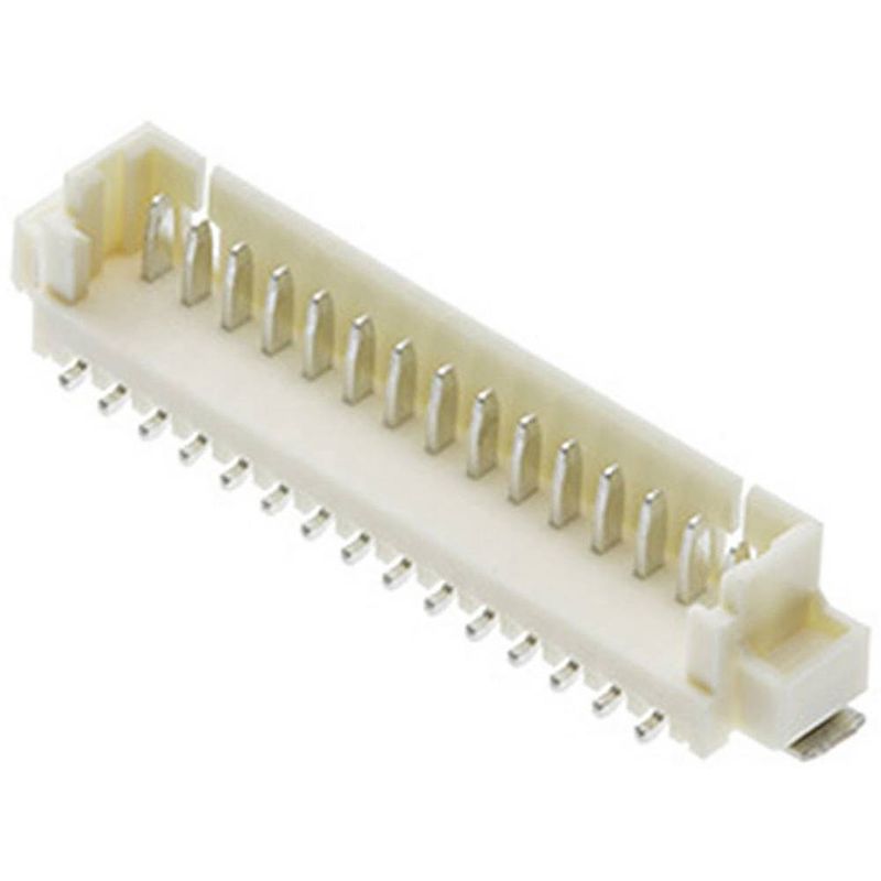 Foto van Molex 533980271 male header, inbouw (standaard) totaal aantal polen 2 rastermaat: 1.25 mm 1000 stuk(s) tape on full reel