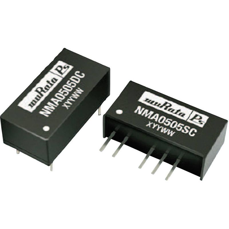 Foto van Murata power solutions nma1212sc dc/dc-converter, print 12 v/dc 12 v/dc, -12 v/dc 42 ma 1 w aantal uitgangen: 2 x