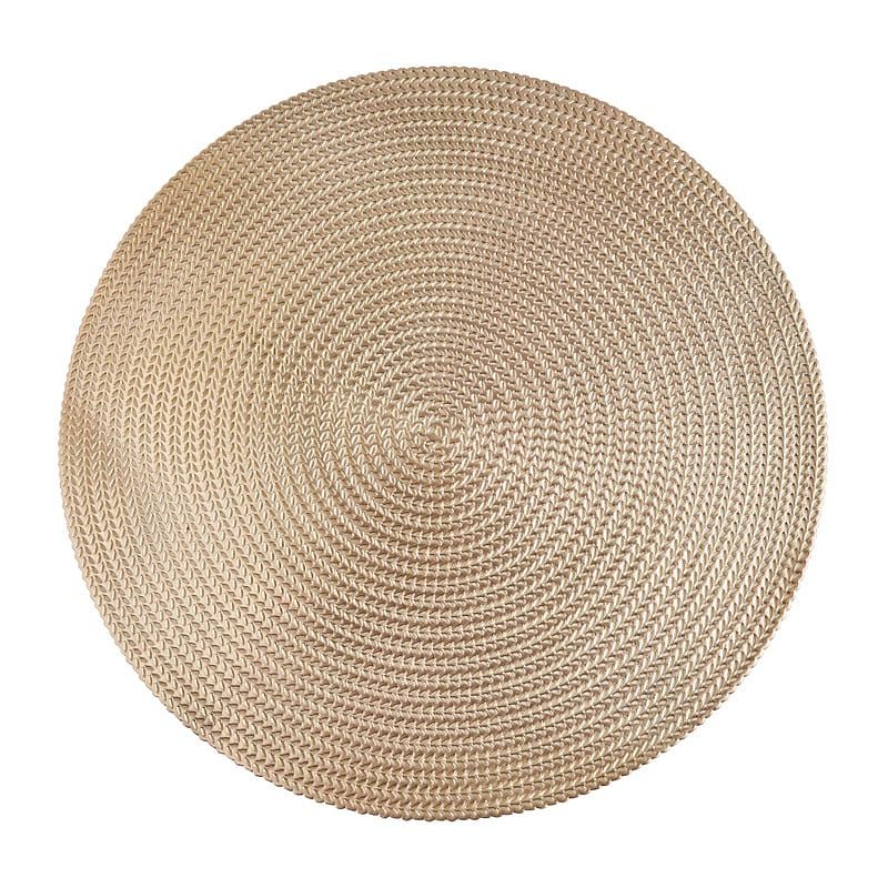 Foto van Placemat goud - ⌀38 cm