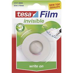 Foto van Tesa tesa 57477-00004-03 tesafilm invisible transparant (l x b) 33 m x 19 mm 1 stuk(s)