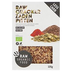 Foto van Raw organic food raw cracker zaden pitten 125g bij jumbo