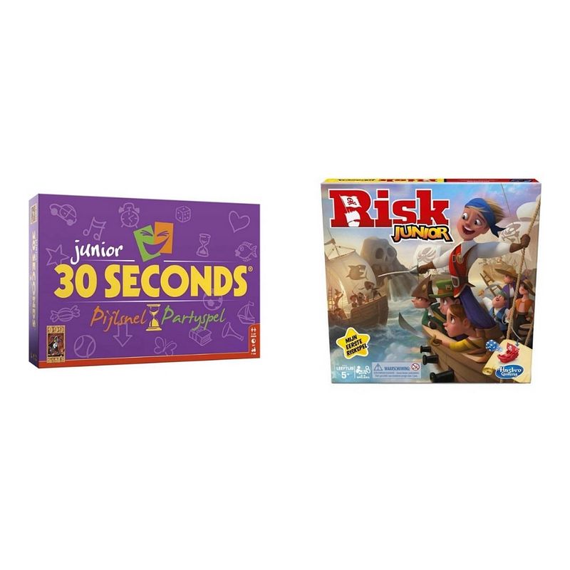 Foto van Spellenbundel - 2 stuks - 30 seconds junior & risk junior