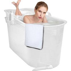 Foto van Lifebath - zitbad mira - bath bucket xl - 400l - ligbad 122 cm - wit