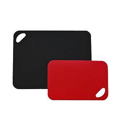 Foto van Moha - set van twee flexibele snijmatten, rood / zwart - moha