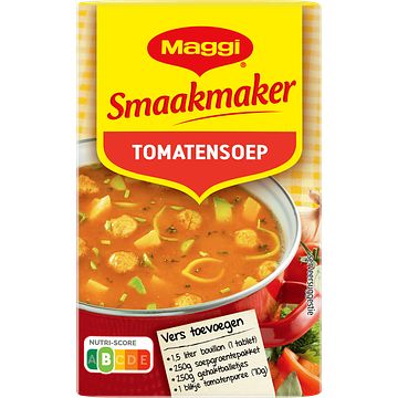 Foto van Maggi smaakmaker tomatensoep pakjes 2 x 50g bij jumbo