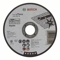 Foto van Bosch accessories bosch 2608603492 doorslijpschijf recht 125 mm 22.23 mm 1 stuk(s)