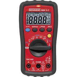 Foto van Benning mm 5-2 multimeter digitaal cat iii 600 v, cat iv 300 v weergave (counts): 6000