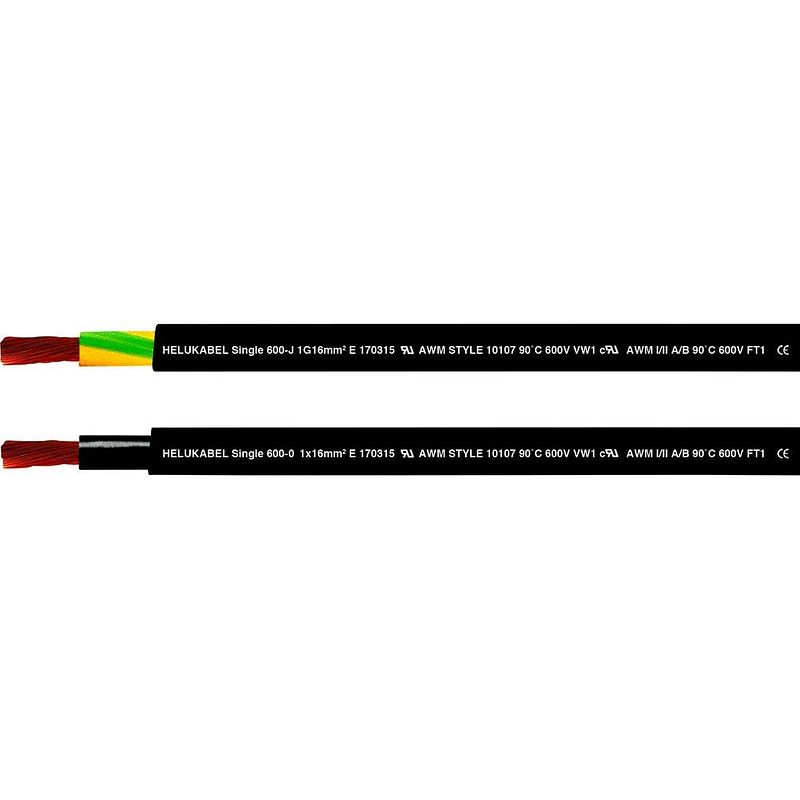 Foto van Helukabel 10887-1000 draad 1 g 25 mm² groen, geel 1000 m