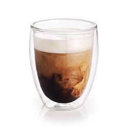 Foto van Dubbelwandige koffiekopje/theeglas 300 ml - koffie- en theeglazen