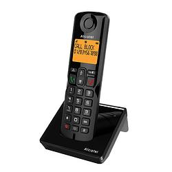 Foto van Alcatel s280 dect huistelefoon zwart geschikt voor senioren