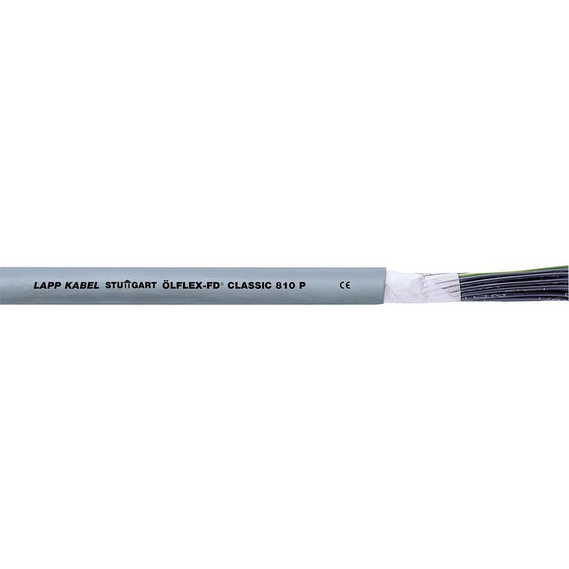 Foto van Lapp 26333-1000 geleiderkettingkabel ölflex® classic fd 810 p 5 g 1 mm² grijs 1000 m