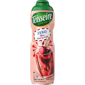 Foto van Teisseire kids zero suiker very cherry cola siroop 60cl bij jumbo