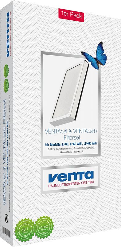 Foto van Venta ventacel-hepa+carb-filter-1er-vak klimaat accessoire wit