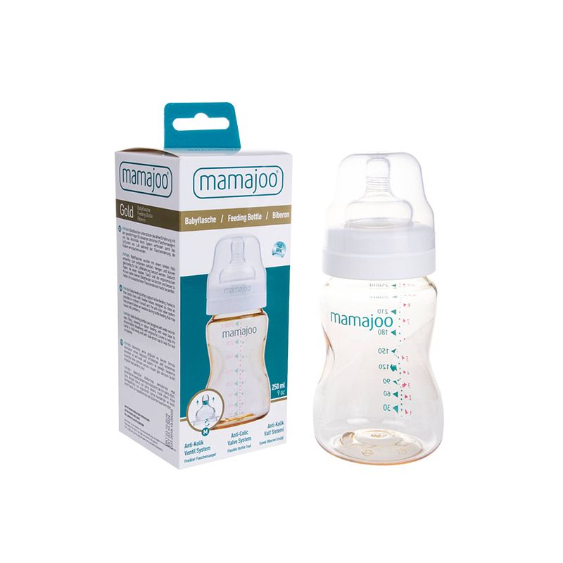 Foto van Mamajoo babyfles - 250ml - bpa vrij - 0+ maanden