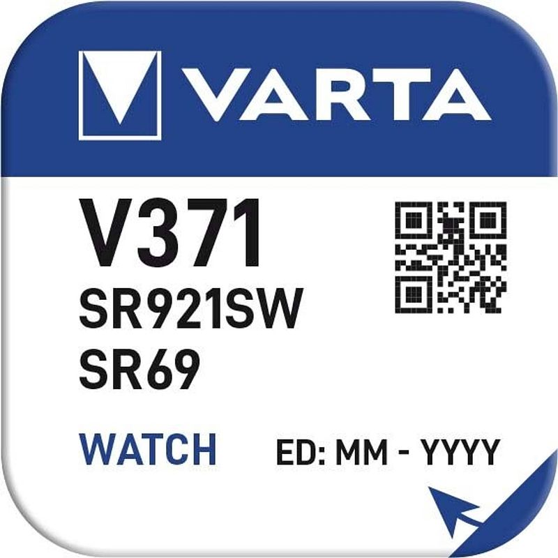 Foto van Varta 371 silver-oxide blister 1