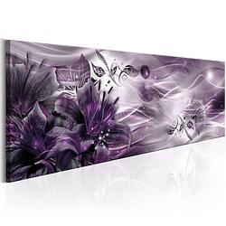 Foto van Artgeist amethyst constellation canvas schilderij 120x40cm