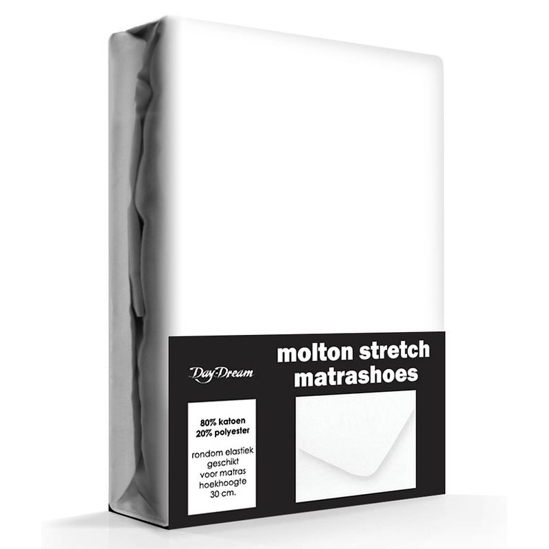 Foto van Molton stretch hoeslaken day dream-160 x 200 cm