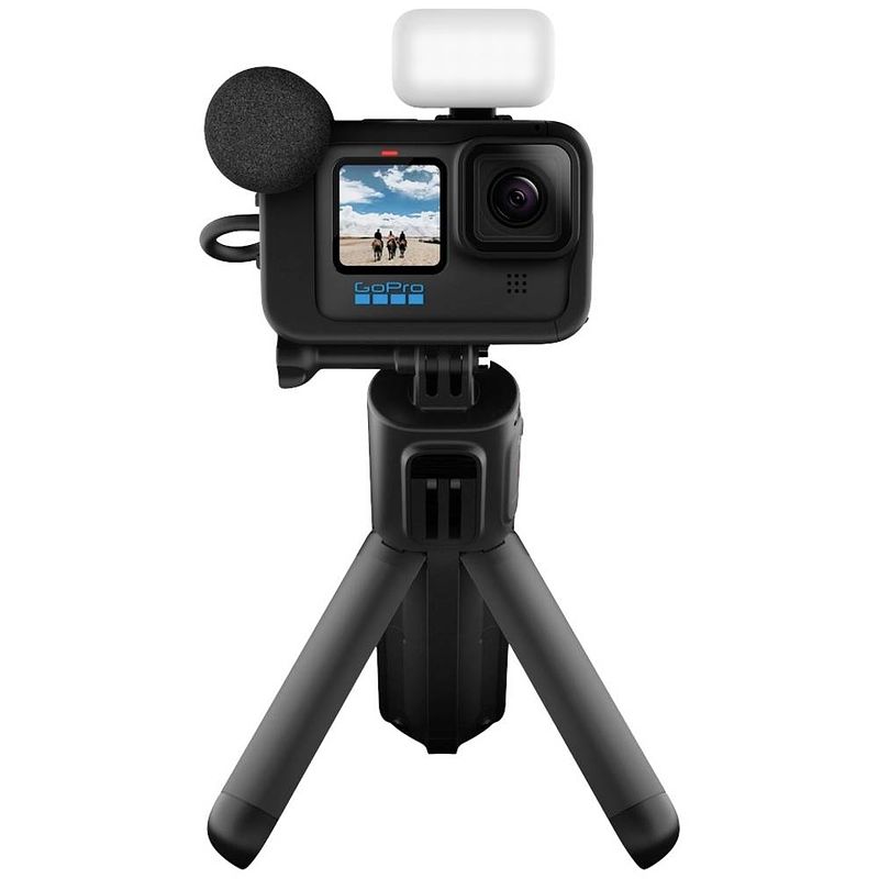 Foto van Gopro hero11 black creator edition actioncam 5.3k, 4k, 2.7k, incl. statief, touchscreen, wifi, time-lapse, beeldstabilisering