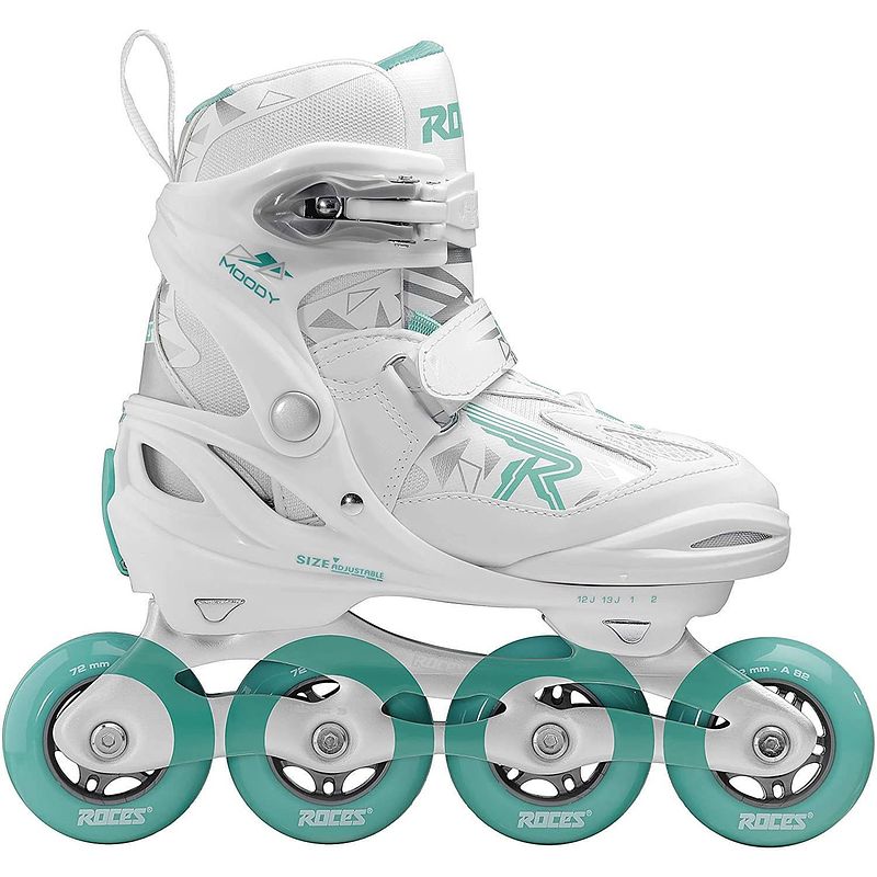 Foto van Roces inlineskates moody girl meisjes wit/mint maat 36-40