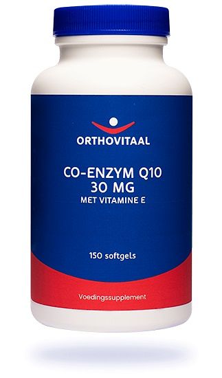 Foto van Orthovitaal co-enzym q10 30 mg vitamine e softgels