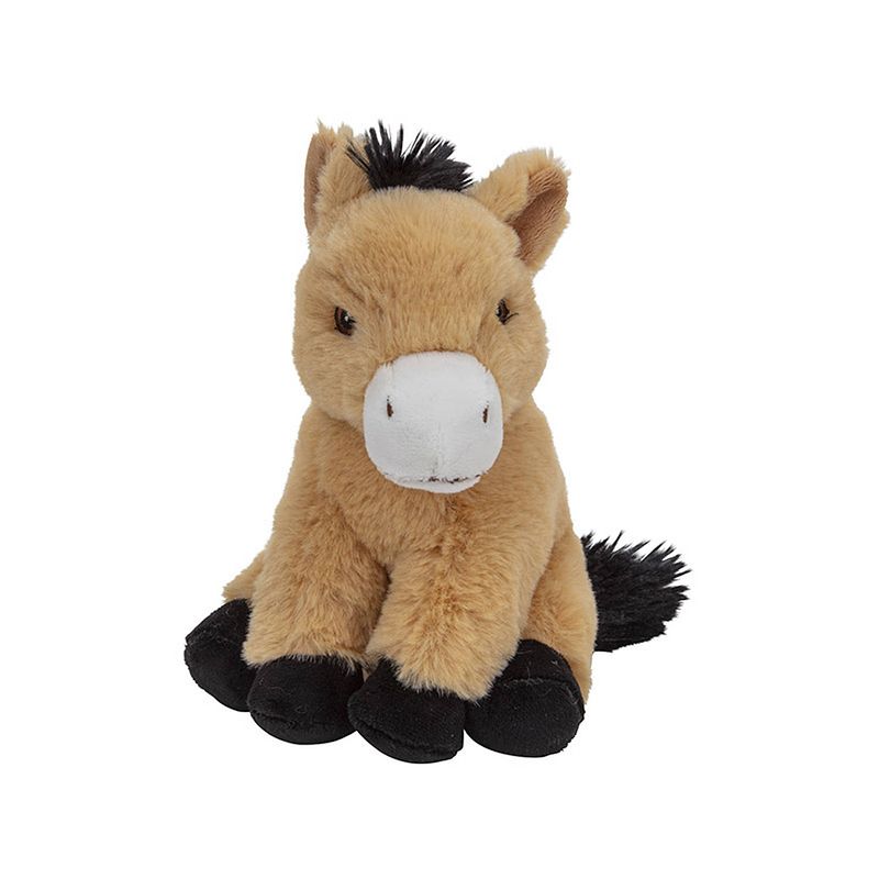 Foto van Pluche dieren knuffels paard van 17 cm - knuffel boederijdieren