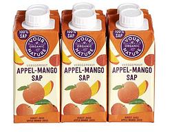 Foto van Your organic nature appel mango sap 6 pakjes