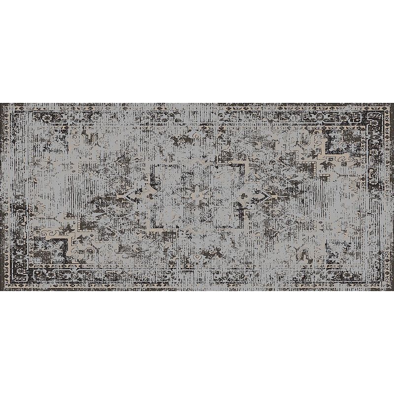 Foto van Md entree - design mat - universal - aztec grey - 67 x 150 cm