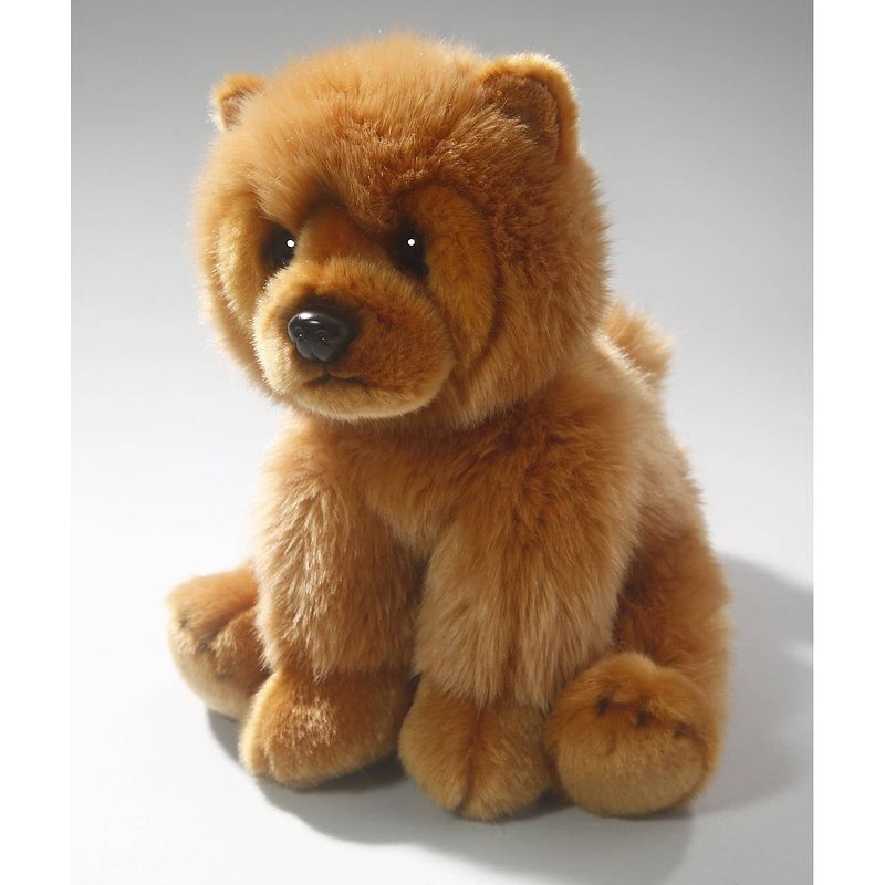 Foto van Pluche chowchow hond zittend knuffeldier 25 cm - knuffel huisdieren