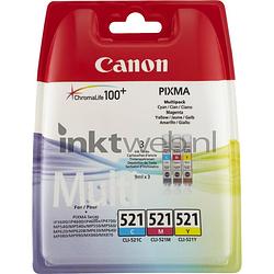 Foto van Canon cli-521 multipack kleur cartridge