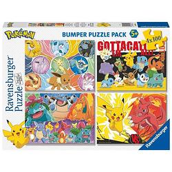 Foto van Ravensburger puzzel pokemon 4 in 1 100 stukjes