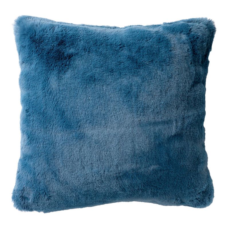 Foto van Dutch decor zaya - sierkussen unikleur provincial blue 45x45 cm - blauw - blauw