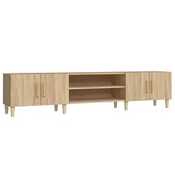 Foto van Vidaxl tv-meubel 180x31,5x40 cm bewerkt hout sonoma eikenkleurig