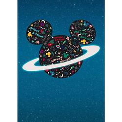 Foto van Komar planet mickey vlies fotobehang 200x280cm 4-banen