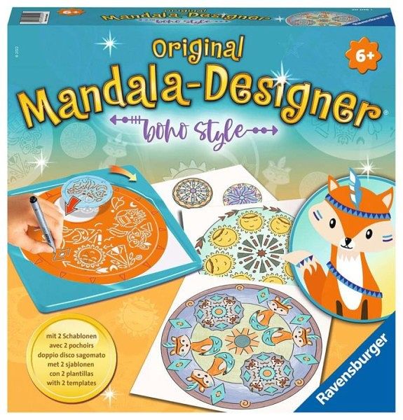 Foto van Ravensburger mandala designer boho style