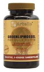Foto van Artelle groenlipmossel formule forte tabletten