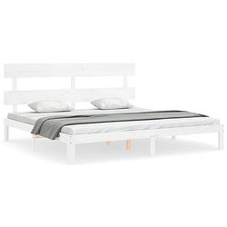 Foto van The living store bed - grenen - super king - 203.5 x 183.5 x 81 cm