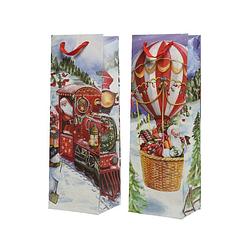 Foto van Decoris - giftbag papier l10b12h36 cm a2 i kerst