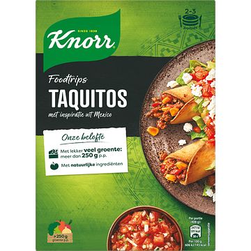 Foto van Knorr wereldgerechten foodtrips taquitos 226g bij jumbo